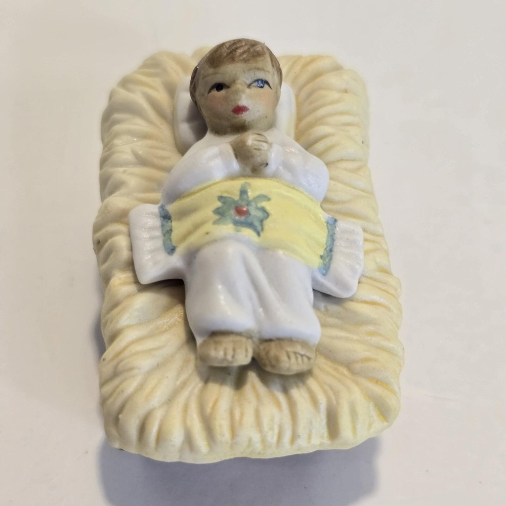 Native American Nativity Set Replacement Figure Baby Jesus Porcelain Christmas